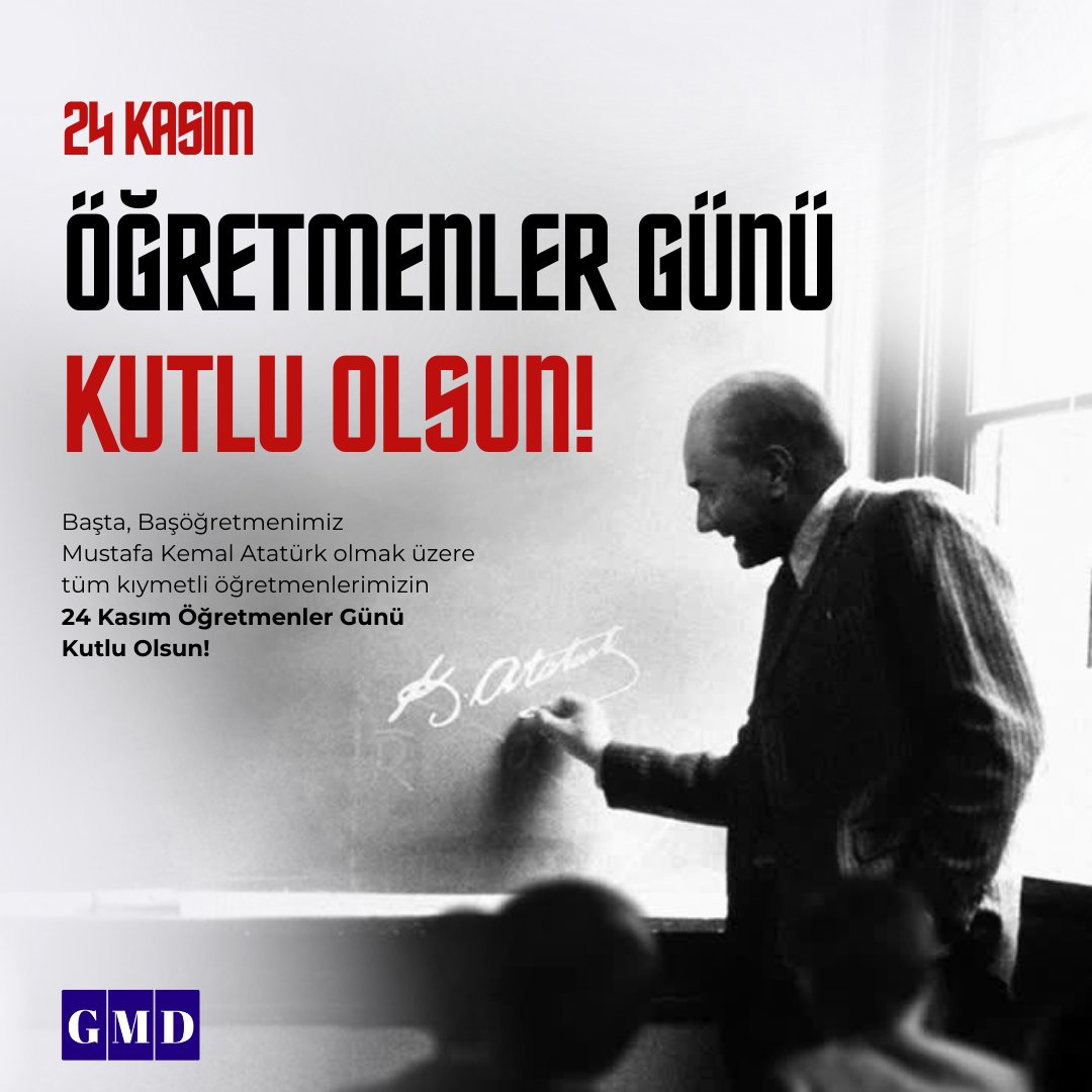 Başta, Başöğretmenimiz Mustafa Kemal Atatürk olmak üzere tüm kıymetli öğretmenlerimizin 24 Kasım Öğretmenler Günü kutlu olsun! #24kasimogretmenlergunu #MustafaKemalAtatürk #24kasım