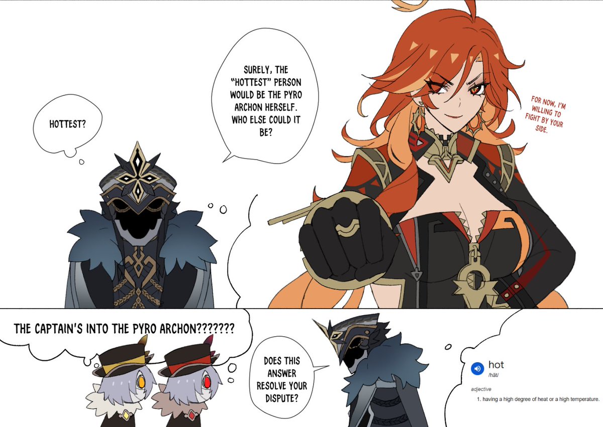 hottest? 🤔
#genshinimpact #capitano #mavuika #mavuitano #mualani #xilonen