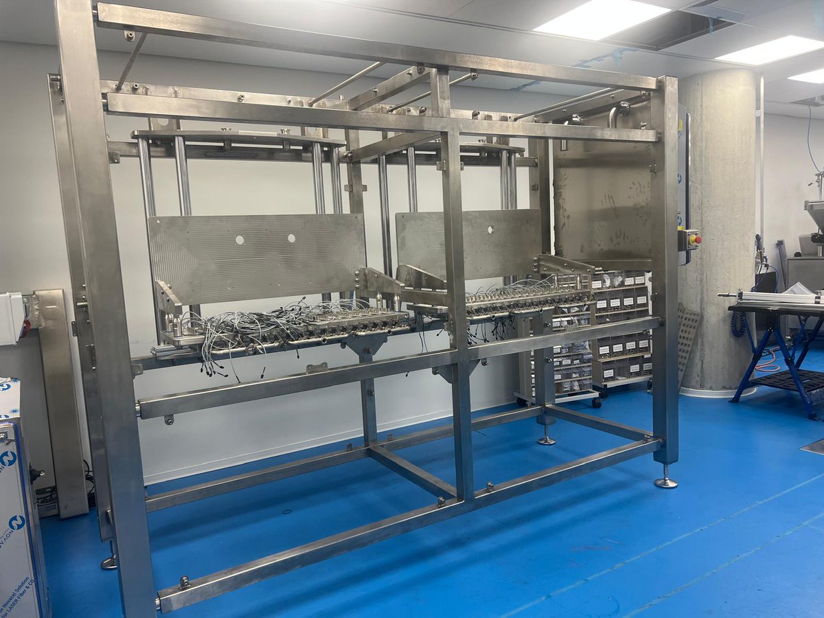 Progress continues at Steakholder Foods:
We’re sharing a glimpse of the initial assembly of our HD 144 fish printer, designed for producing high-quality plant-based fish alternatives.
The HD 144 was developed with precision and efficiency in mind, offering a sustainable solution