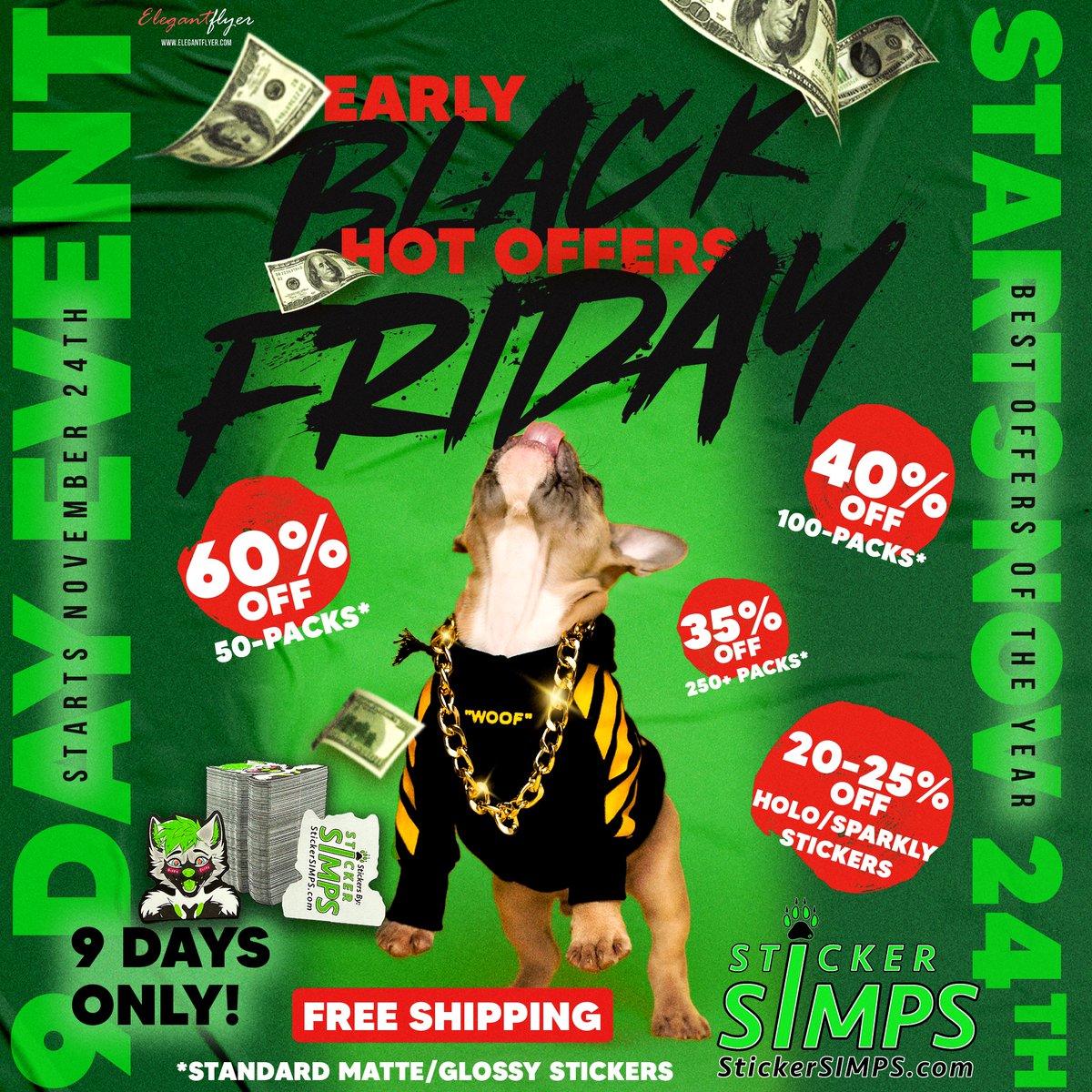 Sticker SIMPS: Custom Stickers/FREE Back-Printing! tweet media