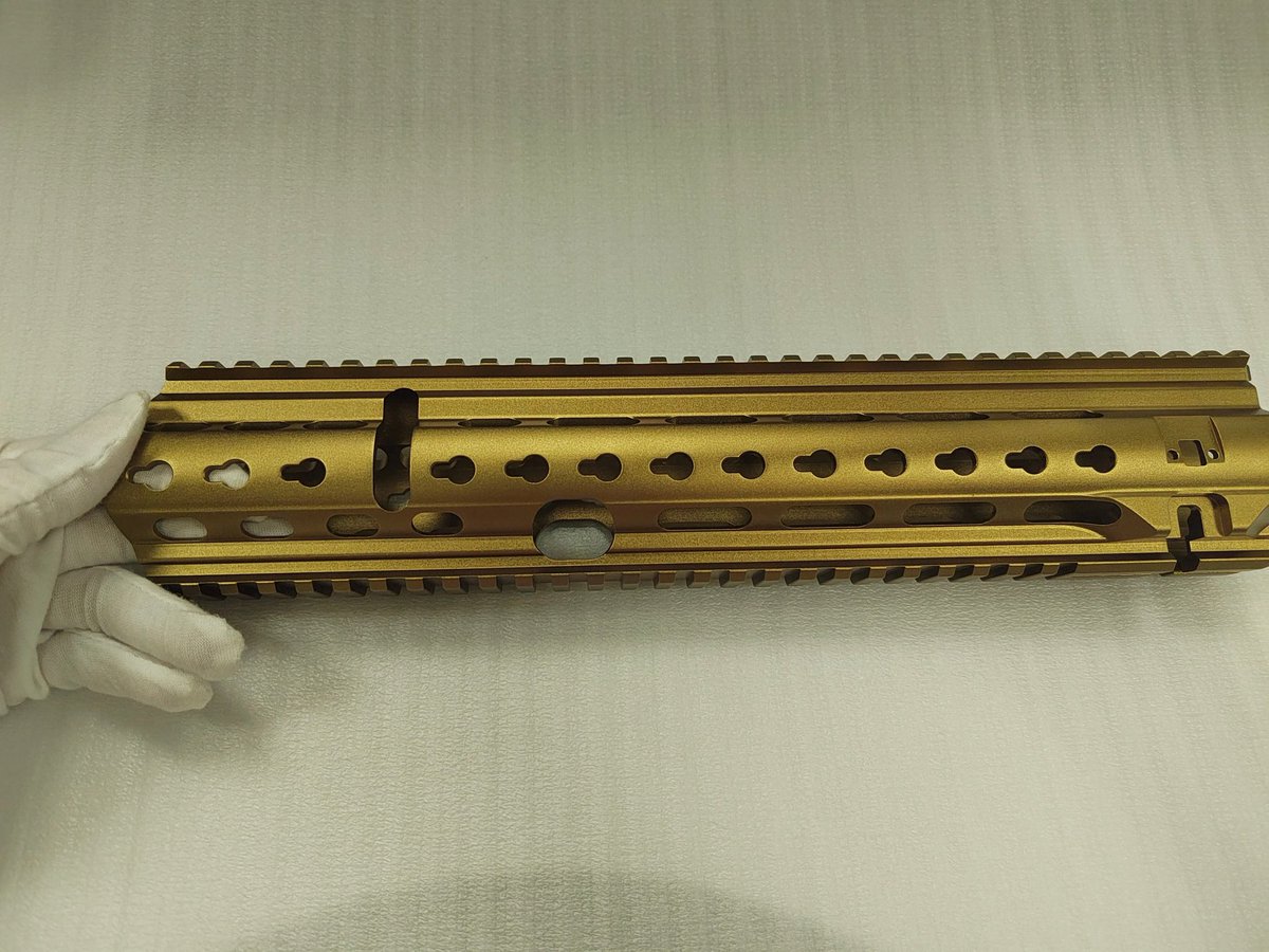 hadalanolantis's tweet photo. (有)平野製作所 (大阪府柏原市)さんにお願いしていたG95Kのロックパーツが到着！
めちゃめちゃキレイに仕上げて下さりありがとうございます‼️

最終調整が済みましたら次は㈱鈴友コーティングさんです‼️よろしくお願いいたします🙇‍♀️💦

(有)平野製作所様https://t.co/x2dL2GbGfC
#G95K
#HK
#Hk416 https://t.co/UamU9uBm83