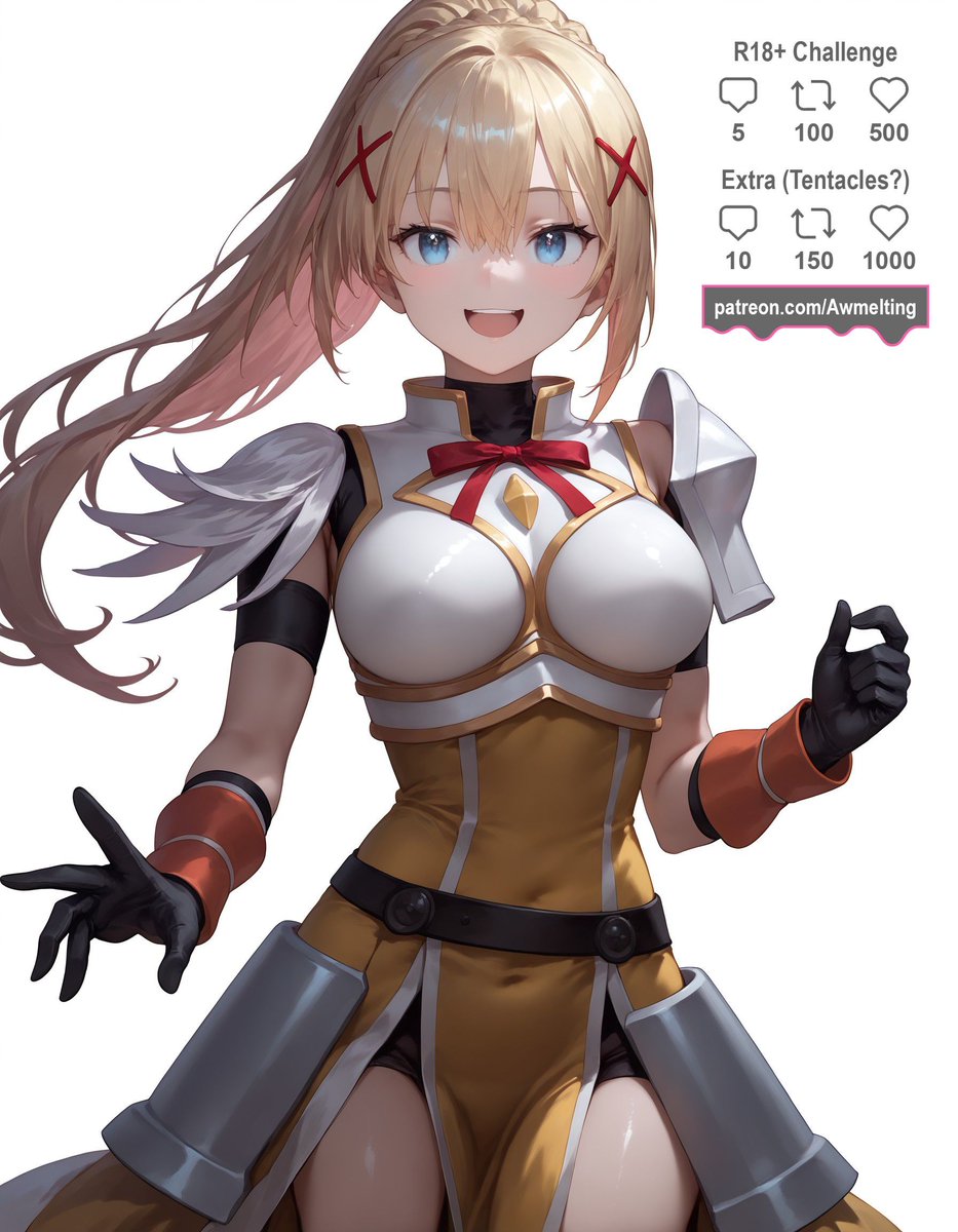 awmeltinganime's tweet photo. Darkness (Konosuba) - R18+ Challenge https://t.co/YSTMolulMF