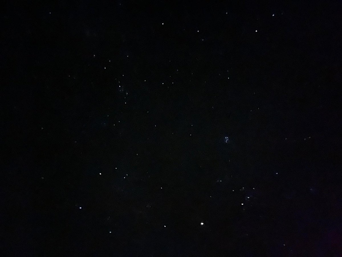 MadhviChittoor's tweet photo. In New Mexico, far away in rural areas, I saw the white band of the Milky Way! It was breathtaking!   So, many stars and Venus shining bright ! There was no city light pollution and it appeared that many stars were competing with Venus fior brightness! ♉✨⭐  We must fight against the #lightpollution!   I took some photos with Night setting with my iPhone. Please zoom in and see the pictures! By no means do these photos do justice to what my eyes could see! But I'm still happy I got some great pictures. What do you all think?! Kindly post comments. 

 #stoplightpollution #switchoffofficelightsatnight #astronomy #stars #planets #Jupiter #Venus #mars #milkyway #physics #science @madhvi4ee @EcoethicsBD  @EcoethicsZim   @EcoEthicsKenya   #ecoethicschampion #galaxies #constellations #nebulae