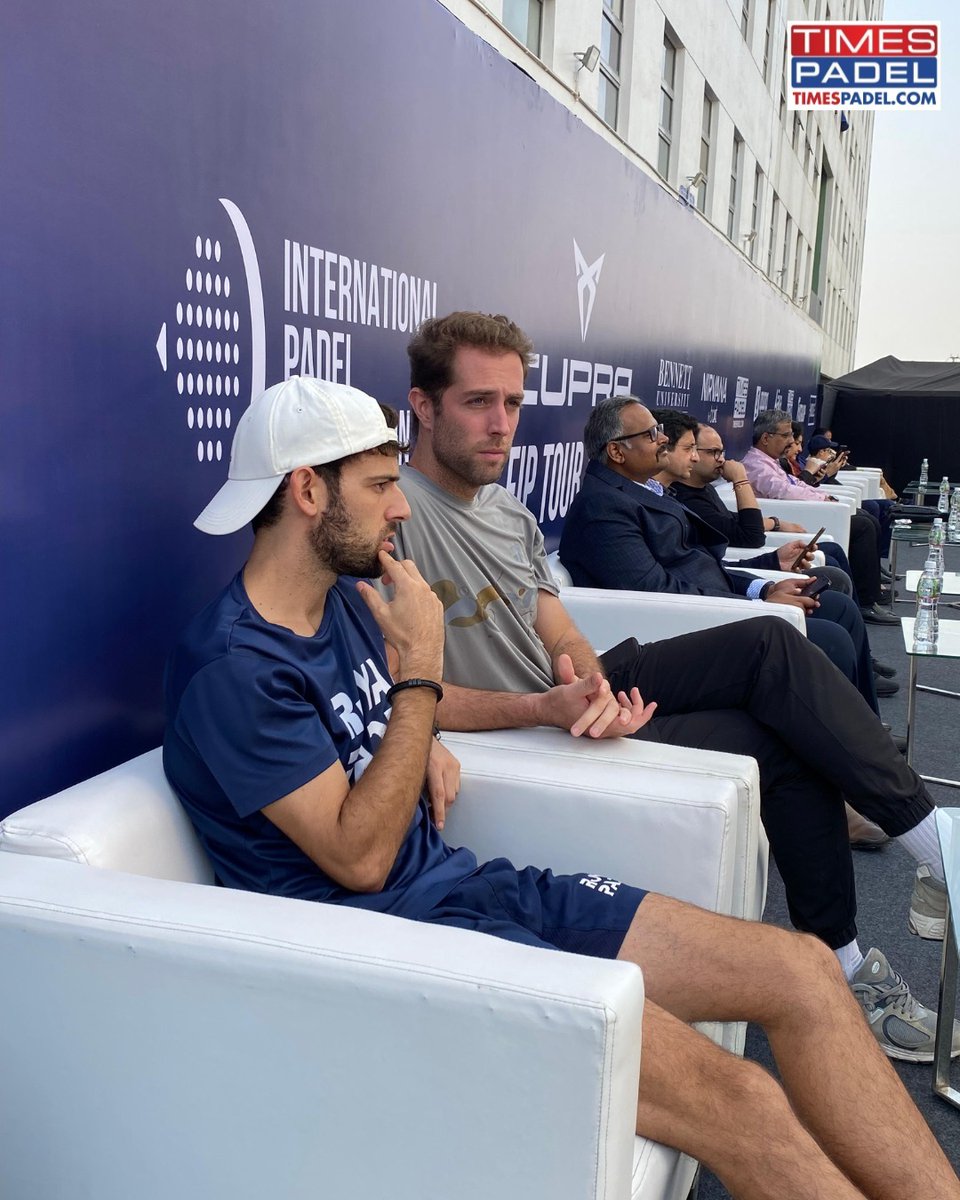 ZoomTV's tweet image. Men's finalist @alsinovic7, @edualtimires spectating Women's final of FIR PROMOTION INDIA PADEL OPEN at Bennett University

Catch all the LIVE Updates of the ultimate Padel tournament only at @timespadel

#Padel #PadelLovers #PadelTime #PadelAddict #PadelFun #PadelPro #PadelTour