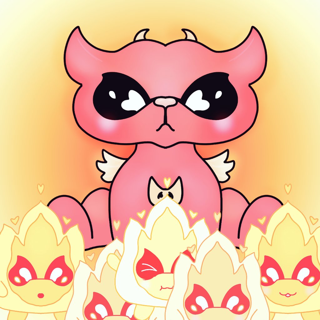 Housemimon's tweet photo. Introducing Pickle, the cat demon Mimon 🥰 I'm obsessed with this character 😭🙏

#mimons #ocs #cutecharacterart #originalcharacterart #artshare #arttwt #artmoots #EtsySeller #artist #kawaiiart https://t.co/sMJURBqAPe