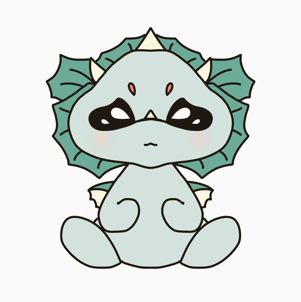 Housemimon's tweet photo. Introducing Tanner, the triceratops dragon 🐲 

The colour scheme is giving CHRISTMAS✨

#mimons #cuteart #kawaiiart #ocs #originalcharacterart #cutecharacters #digitalart #arttwt #artshare #artmoots https://t.co/WOwqF90n7x