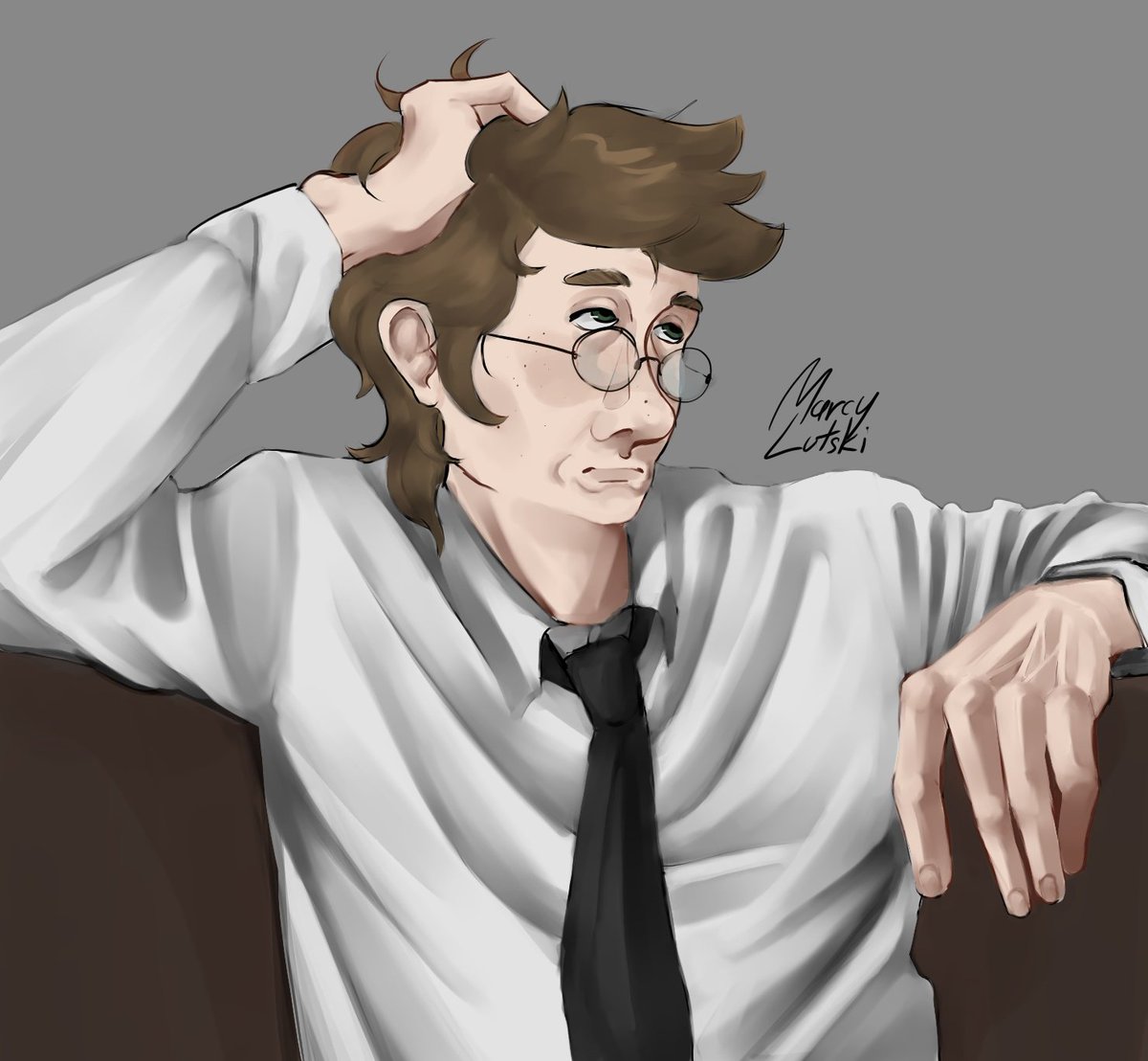 Late Fiddleford friday
#GravityFalls #FiddlefordMcGucket