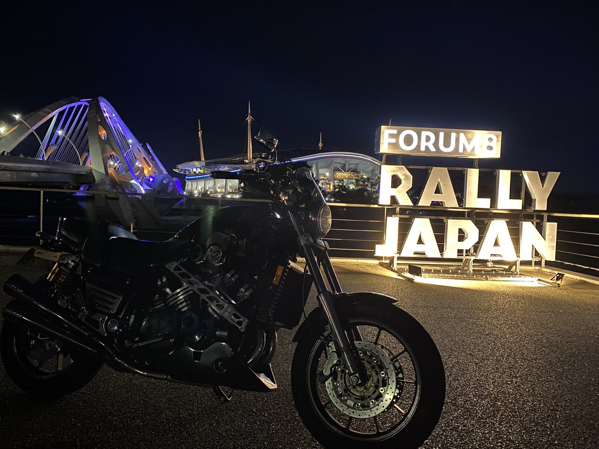 Hmax1310's tweet photo. せっかく地元でやってんだからさ
行っとくっしょ😙〜♪

#Vmax1200
#WRC https://t.co/WCBIRLPRac