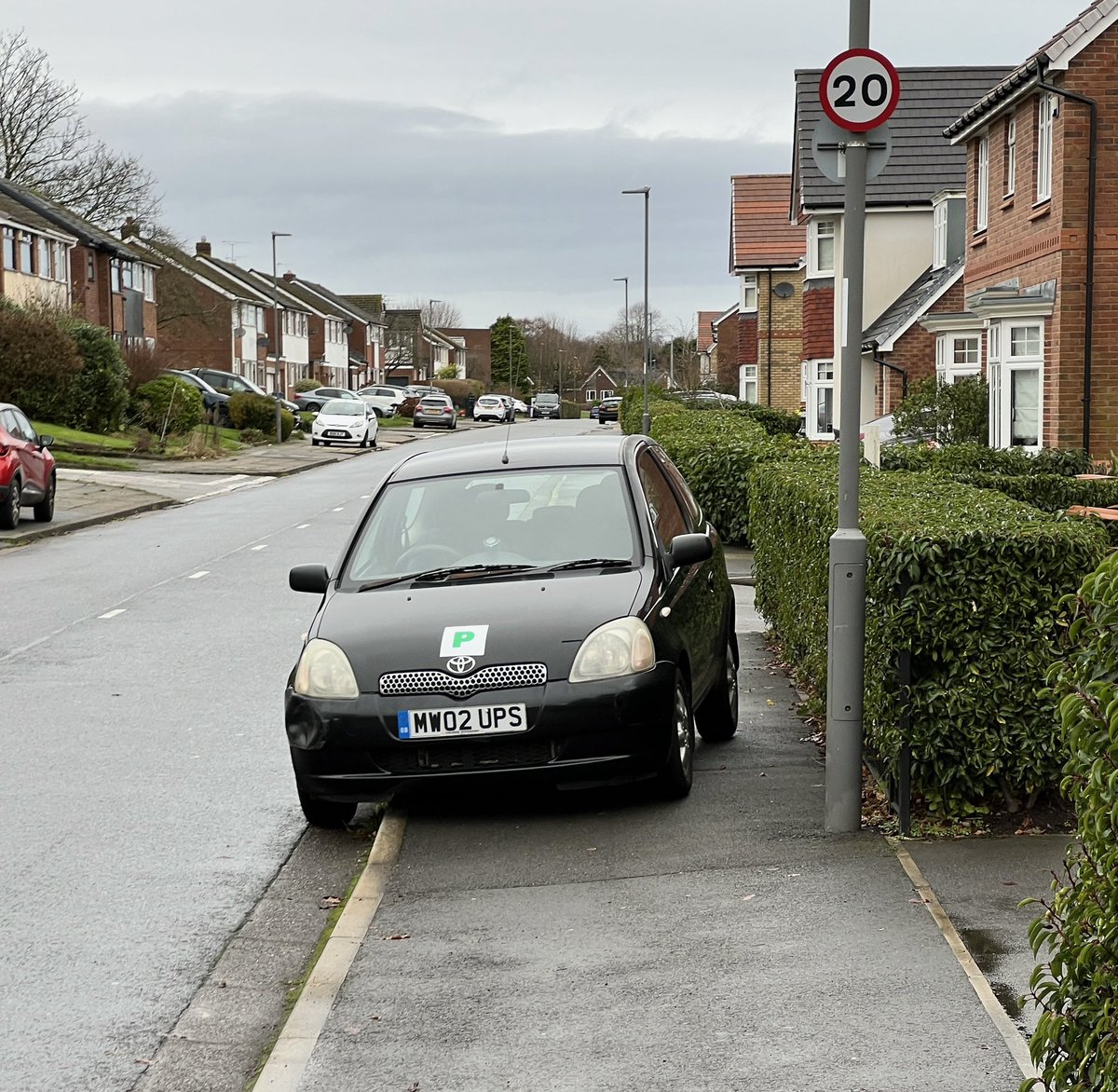 P for parking on Cuckoo Lane..