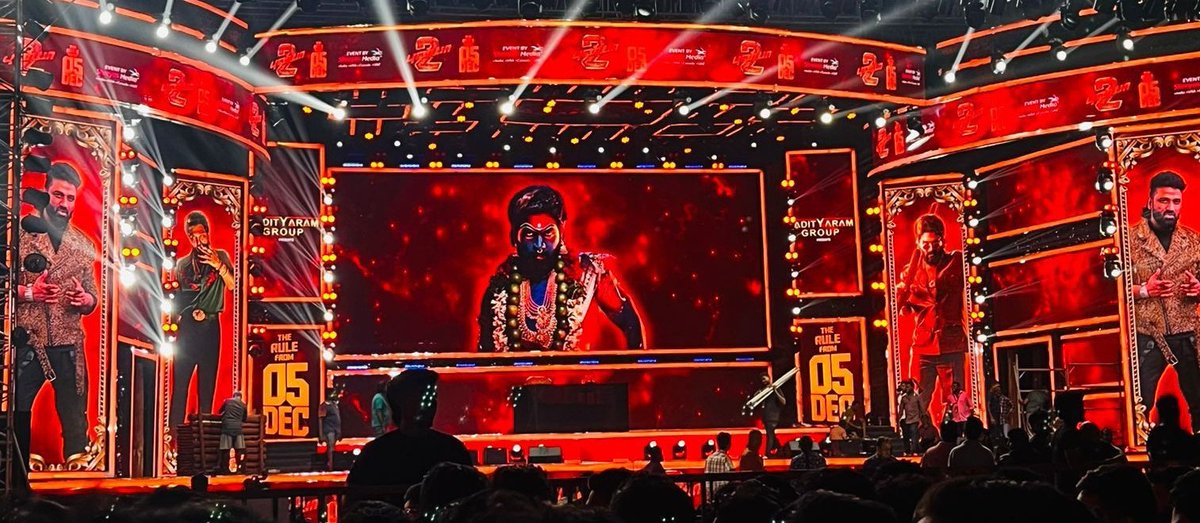 TrendsAlluArjun's tweet photo. BHAAI MASS STORM THIS EVENING ❤️‍🔥💥

Chennai all set to celebrate pushparaj🦁

@alluarjun #AlluArjunInchennai 
#Pushpa2TheRule @PushpaMovie https://t.co/AJVThpvLfS