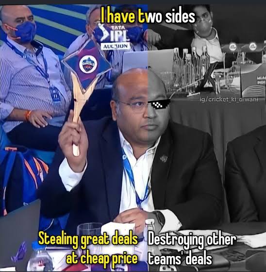 The biggest Mastermind of #IPLAuction history.

This man, yes this Taklu 😲

Both Rishabh Pant and Shreyas Iyer should tha k this man.

This person inflated prize of both #ShreyasIyer &amp; #RishabhPant and he himself brought starc at such low prize.😄

#ipl2025auction 18 Cr
