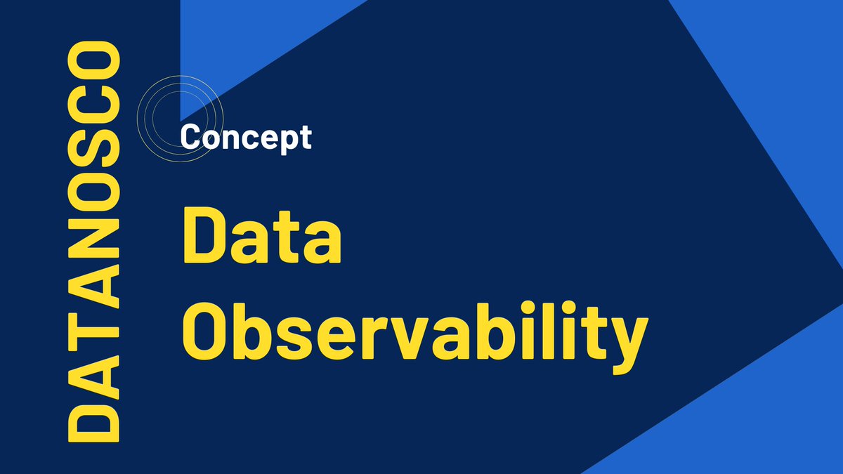 hsteph's tweet image. #dataobservability et #dataquality sont deux concepts étroitement liés.
👉 Voici comment ils s’articulent :
linkedin.com/posts/datanosc…