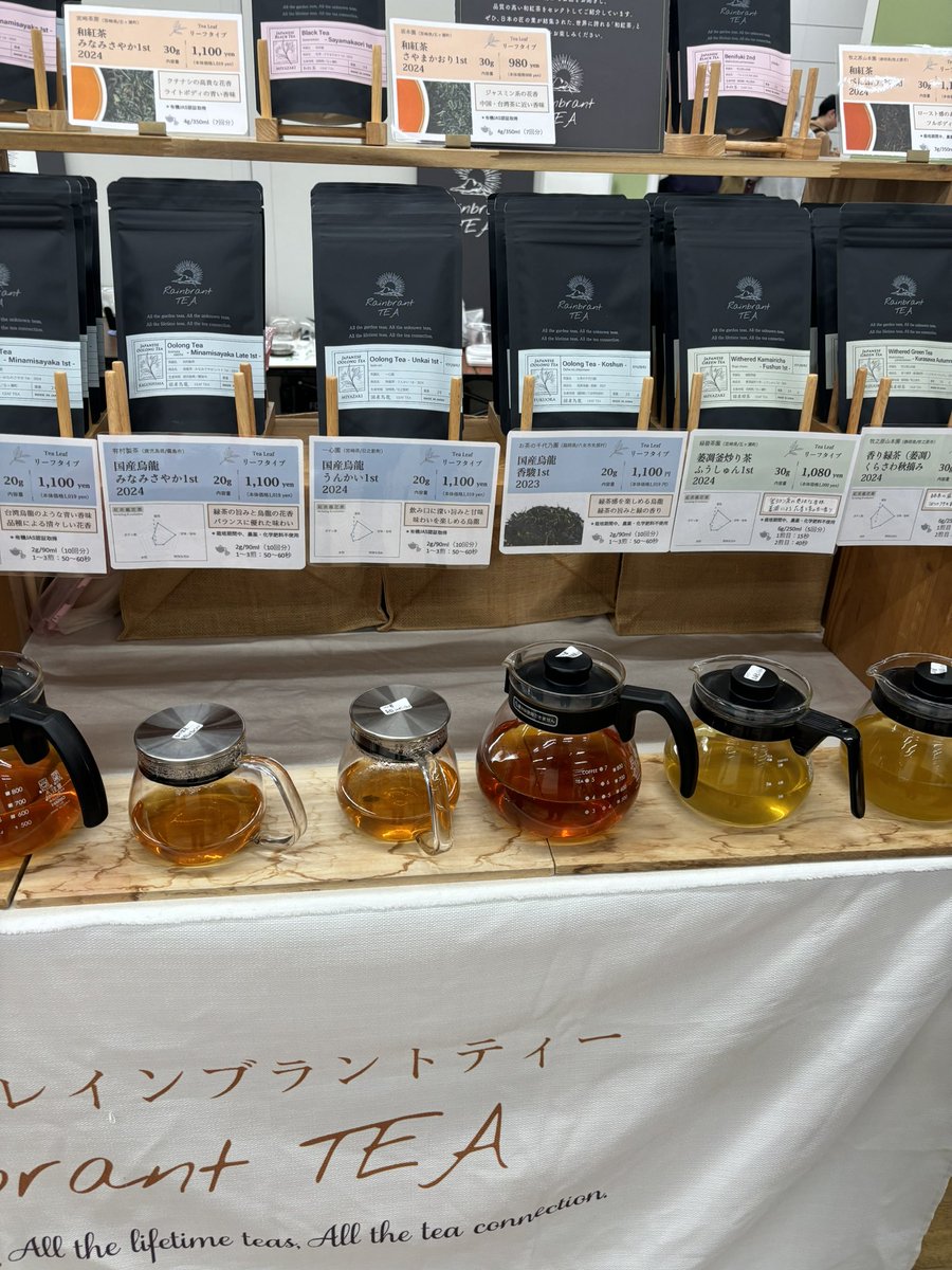 s_victorian's tweet photo. 今回のラストバッターは、レインブラントティー様でした✨😸

#和紅茶専門店レインブラントティー
#レインブラントティー
#エコ茶会
#地球にやさしい中国茶交流会 https://t.co/qRqpxF3MSu