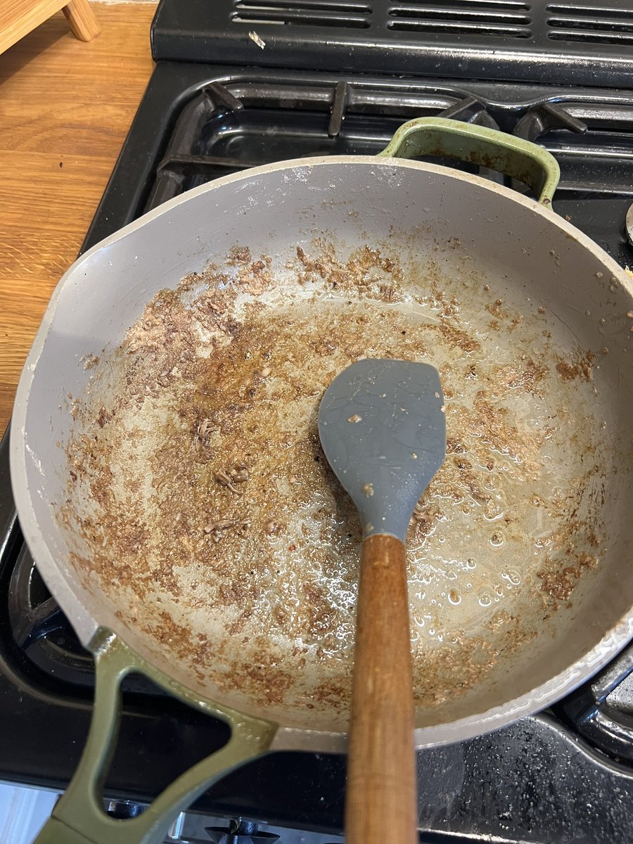 chrisgore72's tweet photo. @ourplace what part of “almost indestructible” have I got wrong here. 
9 months old. No metal utensils, no oven use, never dry fry…….. https://t.co/pUmRhjCVDp