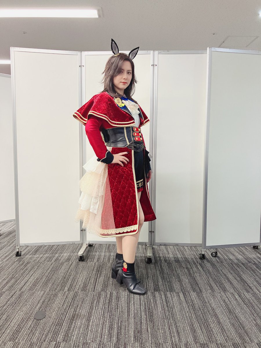 ANIMAXMUSIX #ウマ娘 この赤い衣裳…5thYELLの時のなんですよね 初めて