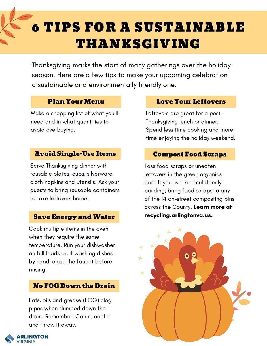 ArlingtonDES's tweet image. Bonus tip: Be able to cite exact distances to the bus and train stations should conversation turn more heated than the gravy. arlingtonva.us/Government/Top…