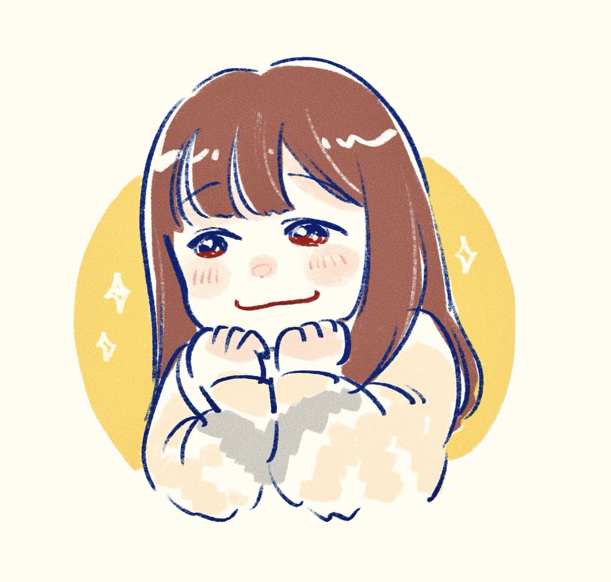 「いつもしっかりお姉さんなので、褒められて可愛がられてて可愛いでしたね 」|もりやま🐥牛乳ぷりんのイラスト