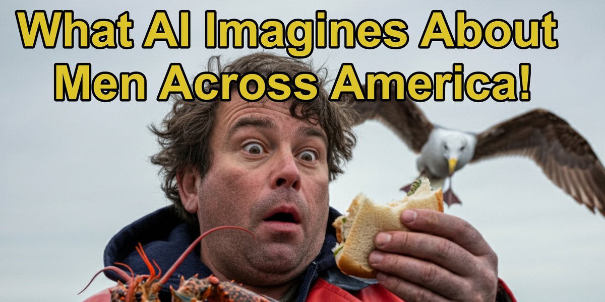 AIPlotTwists's tweet image. This video showcases a unique AI experiment where we challenged AI to create funny text prompts for images of men representing each of the 50 U.S. states.
youtu.be/e9sXr88Cj1U