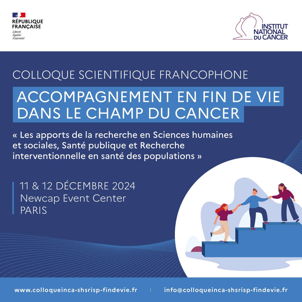 AnneFGuillemin's tweet photo. SAVE THE DATE
N'oubliez pas de vous inscrire !! Quelles données de la recherche sur la #FindeVie ?
présence de @emerygreg  @Sante_Gouv , #Norbert_Ifrah @Institut_cancer 
Régis Aubry, Flora Bastiani, Friedrich Stiefel, Sarah Dauchy, @FoucaudJerome https://t.co/v7nhFYjFzj