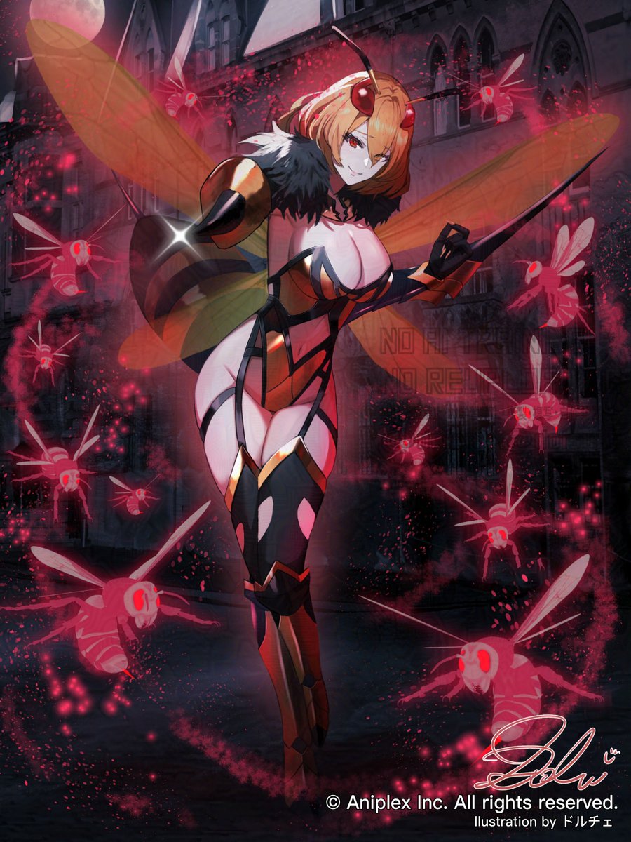 「【お仕事】アニプレックス様から発売中のビルディバイドTCGのSD10にて「答える」|ドルチェ【Dolce】のイラスト
