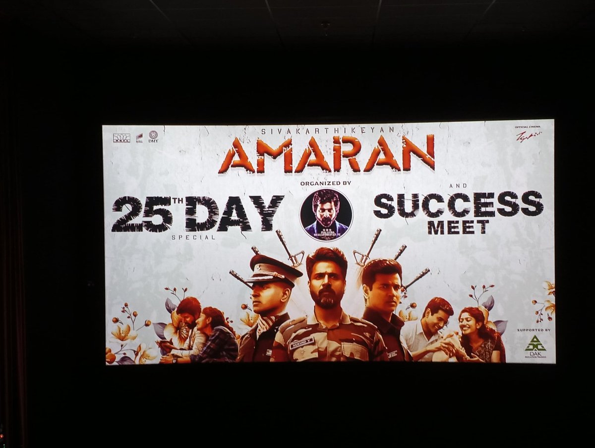 MalaysiaSKFC_'s tweet photo. #AMARAN 25th Day Special Show and Success Celebration by Malaysia SKFC today @TGVCinemas. We love you @Siva_Kartikeyan ! We want you to know, we are happy &amp; we are proud of u! @AllIndiaSKFC @navneth @AnandSkfc @RKFI @dak_evolution @ShakinahKinah https://t.co/llbTsdcs59