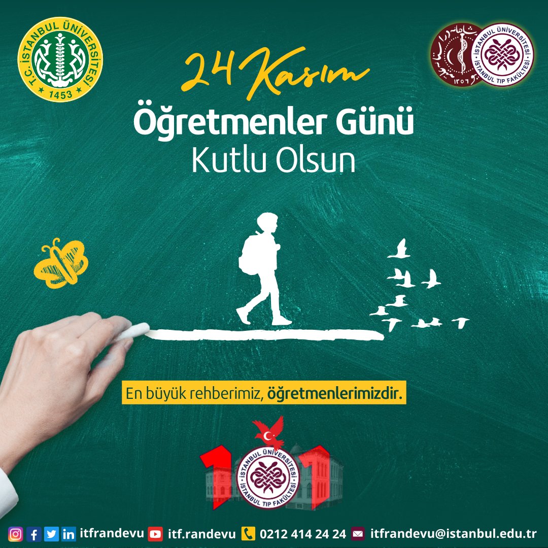 itfrandevu's tweet photo. Bilgi, sevgi ve sabırla şekillenen her yaşam, öğretmenlerimizin emekleriyle daha aydınlık bir geleceğe taşınır. Bizlere her adımda yol gösteren, fedakârlıkları ve özverileriyle geleceğimizi inşa eden tüm öğretmenlerimizin 24 Kasım Öğretmenler Günü’nü kutluyoruz. https://t.co/tgpgOQTQJR
