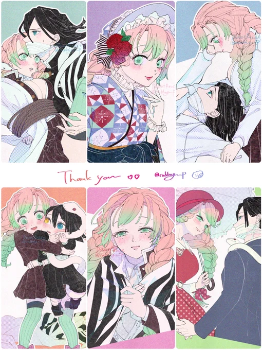 おばみつwebオンリー『この恋心は秘密裏に!』
エアスケブすべて終わりました💐
お題を描くの楽しくて好きなのでリクエストくださる方にはいつもとても感謝しています😭💕
見て楽しんでくださった方も本当にありがとうございました✨
色味や塗りを統一して描きました💡ワーイ 