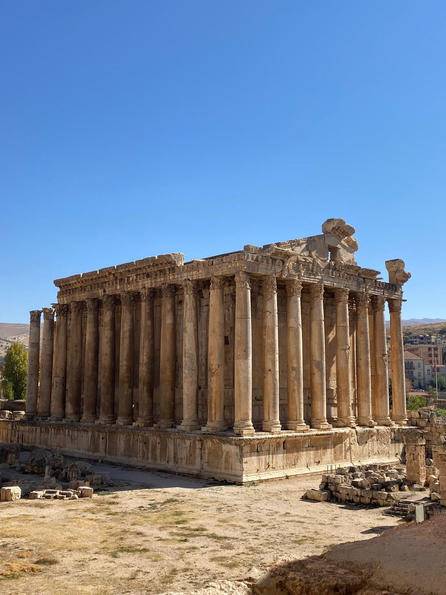 davidmcw's tweet photo. This is Lebanon. 

A most beautiful country. 

Me in Byblos, home of the first ever book, sitting in a Pheonecian amphitheatre. Hanging out in a Beirut cafe and finally a pic of me in Baalbek, the most intact Roman temple in the world. https://t.co/XkKsljoujW
