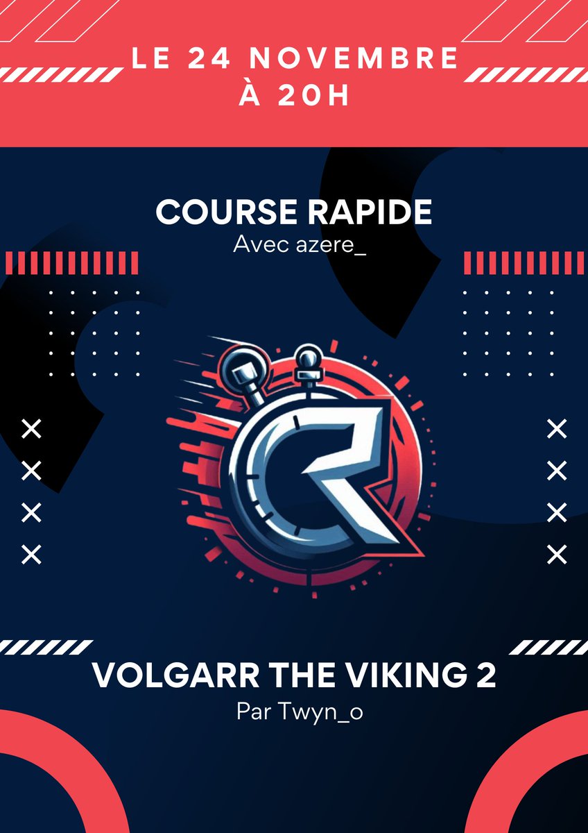 ElizyaTv's tweet photo. On n'oublie pas le lancement de l'émission Course Rapide ce soir à 20h sur ma chaîne ! @Twyn_o  va performer un run de Volgarr II et je commenterai avec azere ce gros banger. Ensuite on posera quelques questions à Twyn pour mieux comprendre son run et ses motivations quant au speedrun ! Et n'oubliez pas : POSTULEZ : https://t.co/G9GsX4HJUs