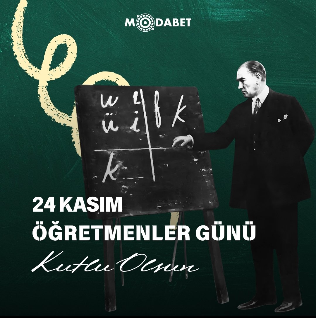 🔊#MODABET ÖĞRETMENLER GÜNÜNÜZ KUTLU OLSUN ❤️

❤️ Güncel adresimiz modabet810.com

Sosyal medya Adreslerimiz :
🔗Twitter <a href="/modabet_com/">ModaBet</a> tinyurl.com/modabettwitter
Telegram t.me/ModabetOfficial