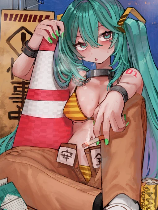 工事現場向け初音ミク 