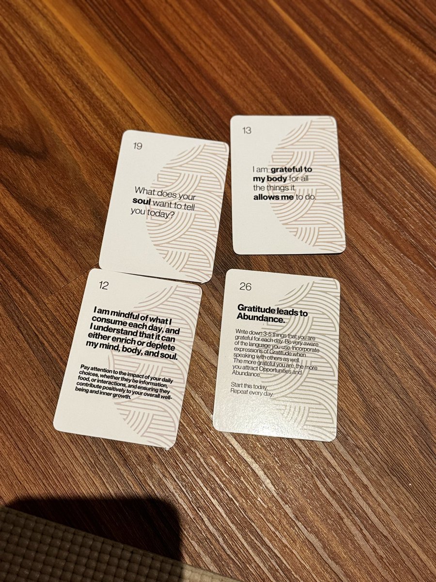 Journaling class - surprising decks being thrown out from my stack of cards and which resonated with what my day’s vibe was.