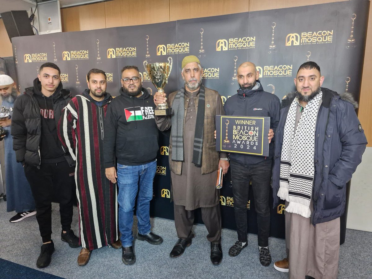 Rochdale Council of Mosques (@rochdalecom) on Twitter photo Congratulations to all the finalists at the 7th <a href="/BeaconMosque/">Beacon Mosque</a> Awards 2024 ⭐️
Masha’allah to the volunteer of the year picked up by Haji M.Ilyas of Bilal Mosque <a href="/BMRochdale/">Bilal Mosque Rochdale</a> 🏆 and a very Welldone to all at Golden Mosque <a href="/GMRochdale/">goldenmosque</a> as finalists of the best run mosque 🕌 Congratulations to all the finalists at the 7th <a href="/BeaconMosque/">Beacon Mosque</a> Awards 2024 ⭐️
Masha’allah to the volunteer of the year picked up by Haji M.Ilyas of Bilal Mosque <a href="/BMRochdale/">Bilal Mosque Rochdale</a> 🏆 and a very Welldone to all at Golden Mosque <a href="/GMRochdale/">goldenmosque</a> as finalists of the best run mosque 🕌