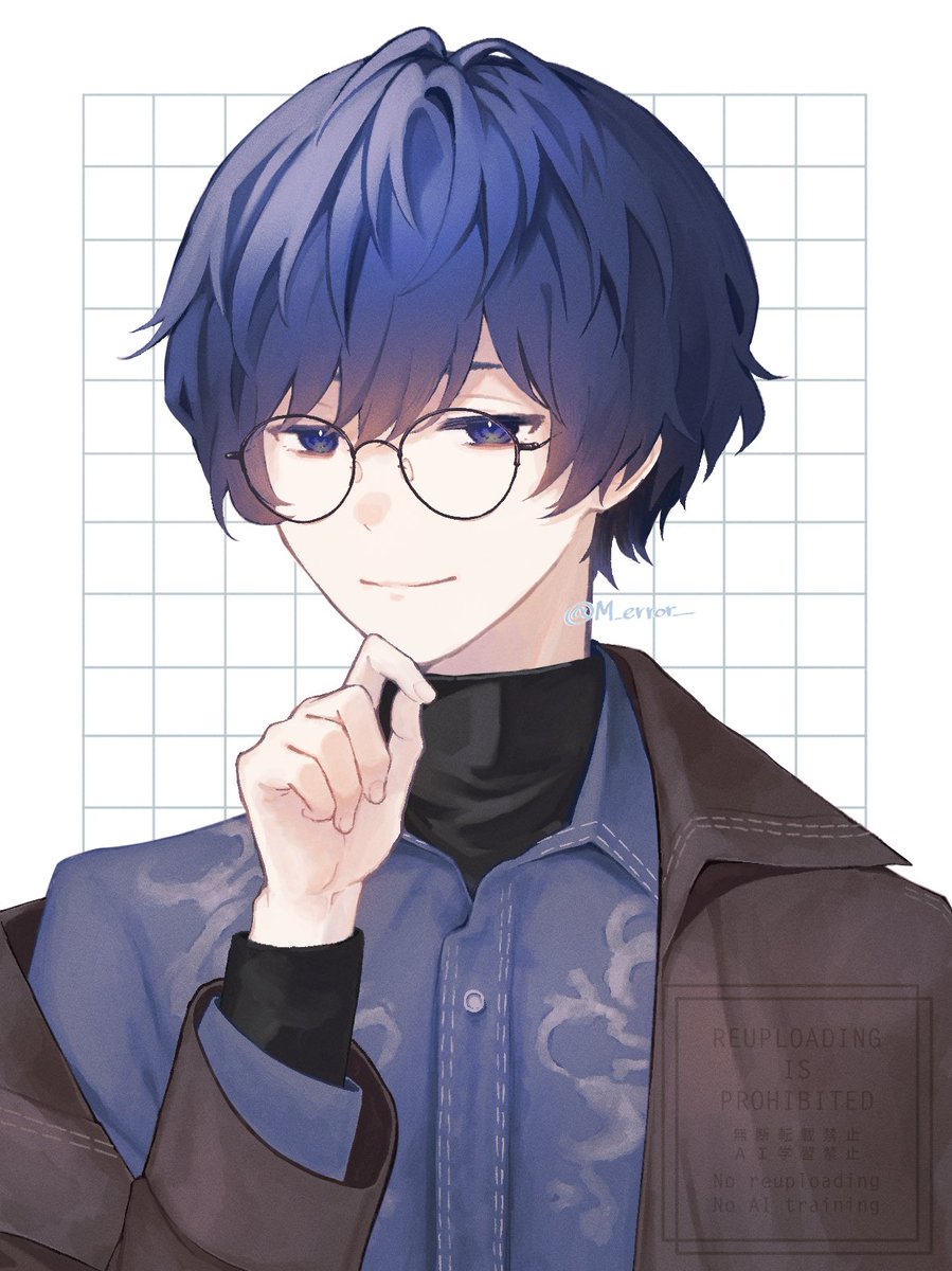 M_error__'s tweet photo. 👓✨ #そらるの絵 https://t.co/3IVWkyHyMI