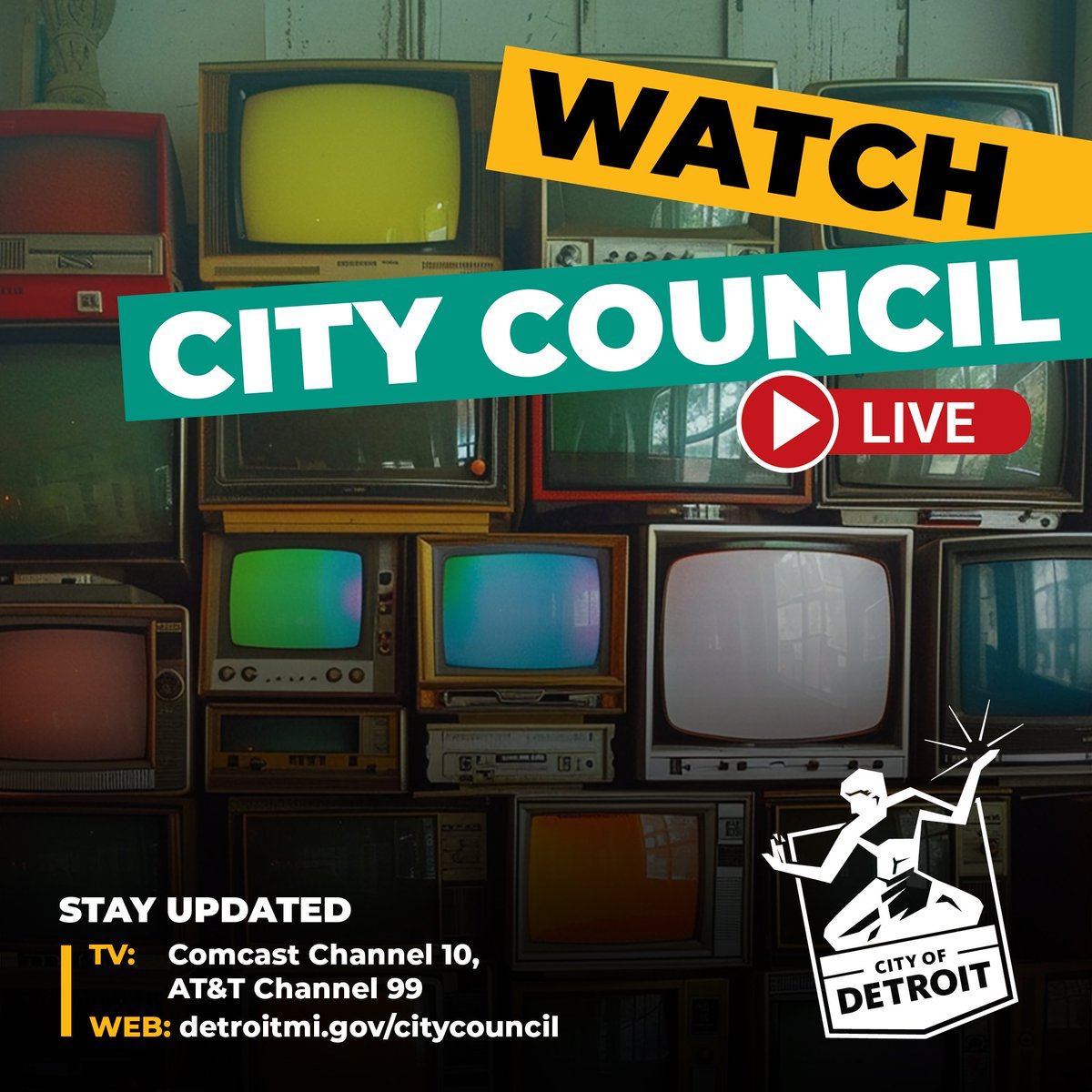 CityofDetroit's tweet photo. Detroit! Take advantage of city programs to stay informed and get involved in shaping our city's future.
Stay Connected. Get Engaged. #EngageDetroit โฌ๏ธ
https://t.co/o58Gy177LA https://t.co/aLKDfy2pAQ