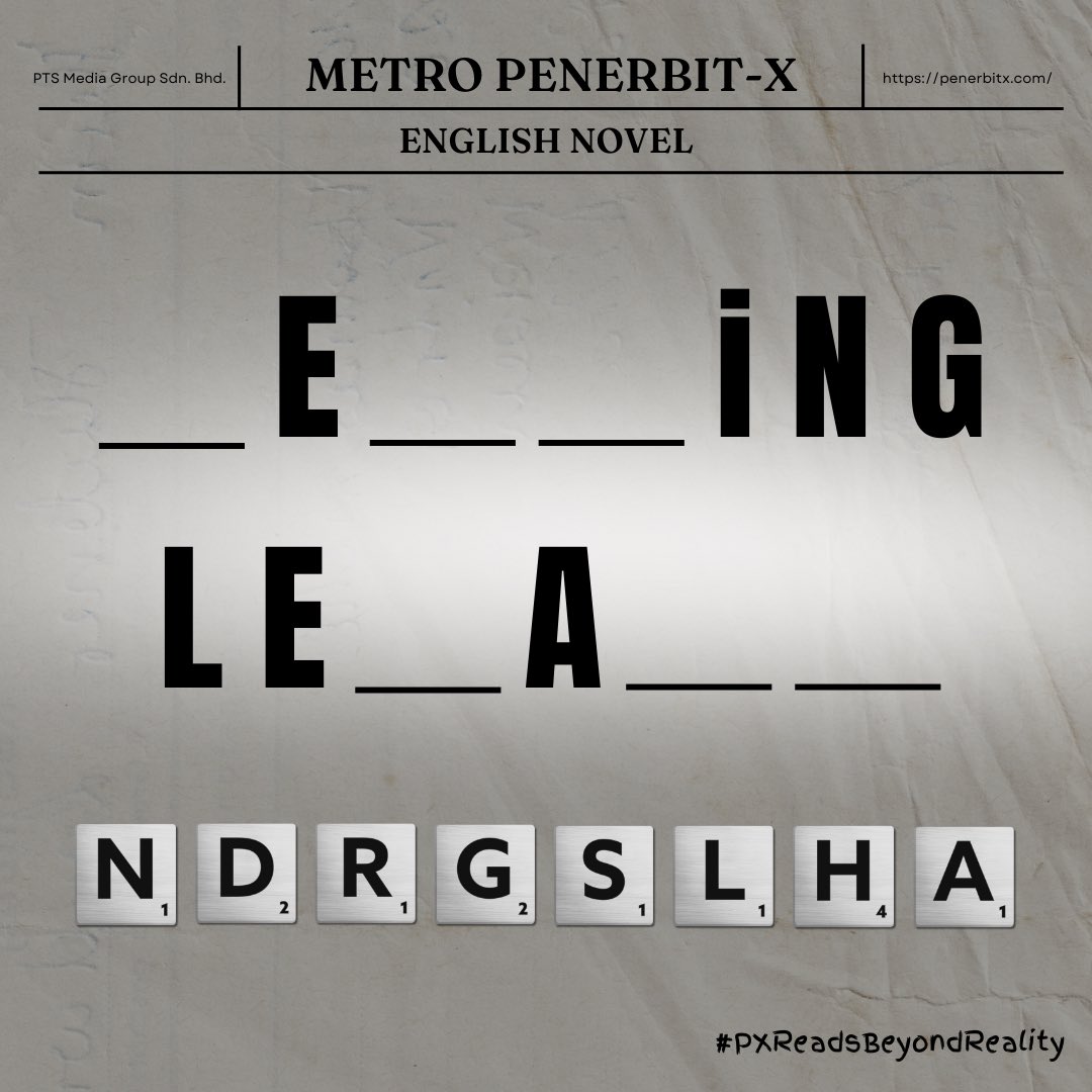 PenerbitX's tweet photo. Can you name the novel from just a hint? 🎉📚

Join the IG Live tomorrow for the full reveal!

🔖 Monday (25/11/2024)
🔖 830pm-9pm
🔖 IG Live

#PXReadsbeyondreality #readsbeyondreality #SIBF2024 #nadiperjuanganbahasa #24tahunmemandaikanbangsa #jelahajbukupts #booktokmalaysia #fiksyen #akanterbit #newbook #timetravel #fiction