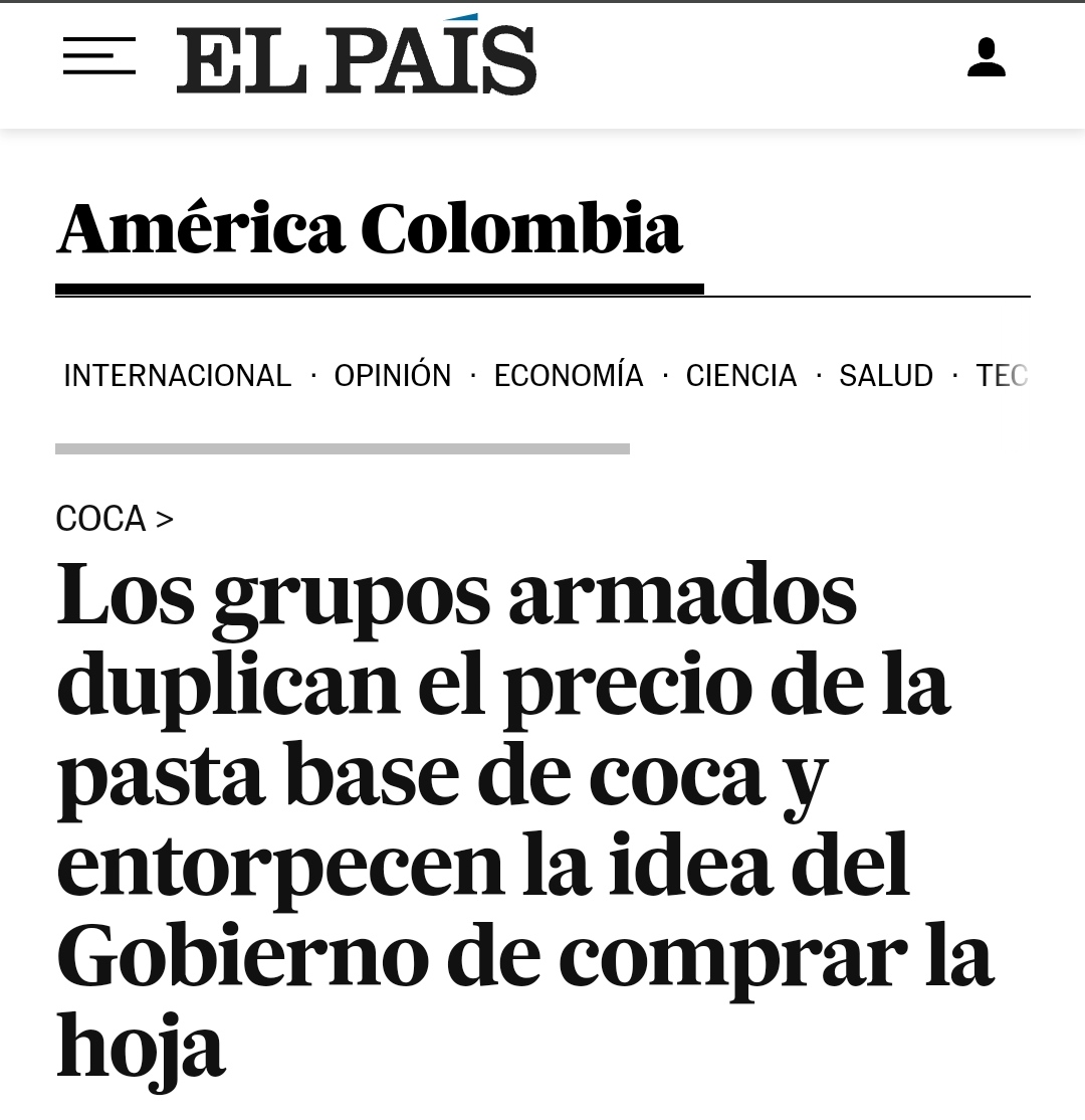 echelecabeza's tweet photo. Presidente @petrogustavo por más loable que sea, no hay dinero del Estado que pueda competir con el dinero del narcotráfico. La mejor manera de negociar con los narcos es tomar el control del negocio, es decir, legalizado y regulando la cocaína. #CocaReguladaPazGarantizada

La harina, tintes, galletas, aromáticas, medicamentos, complementos nutricionales entre otros productos legales de la coca, servirán para desestigmatizar la planta y campesinos, pero no para resolver el problema de narcotráfico, corrupcion violencia y cocaína. 

Los cultivos de narcos para cocaína no sirven para productos comestibles por su alta toxicidad y contaminación forzada para su rendimiento para cocaína. 

En Colombia no habrá paz total, ni estable, ni duradera, mientras persista el mercado ilegal de la cocaína. 

@GloriaMirandaE @MCarvajalinoV @GA_Jaramillo @AABenedetti @urregofinseya @delmarpizarro @ivanmarulanda @agaviriau @RoyBarreras @ClaudiaLopez @Lauraggils @GA_Jaramillo @laurisarabia @luiscrh @acciontecnica @conspirandoando @IvanCepedaCast @Ivan_Velasquez_ @LuisGMurillo @JuanKarloslos @juanmanuelgalan @JuanManSantos @MartinSantosR @rabodeajip @ObservDrogasCo @fundacionFESCOL @HOLLMANMORRIS @RIVARME @PizarroMariaJo @KykeonAnalytics @MeDicenWally @osunanestor @globalcdp @danielpacheco @RafaelPardo @zarasnapp @MajaVelez @TembloresOng @CeciliaOrozcoT @AlirioUribeMuoz @RodrigoUprimny @visomutop @GYDTcanada @ZuluagaCamila @jucorreal @jsanchezcristo