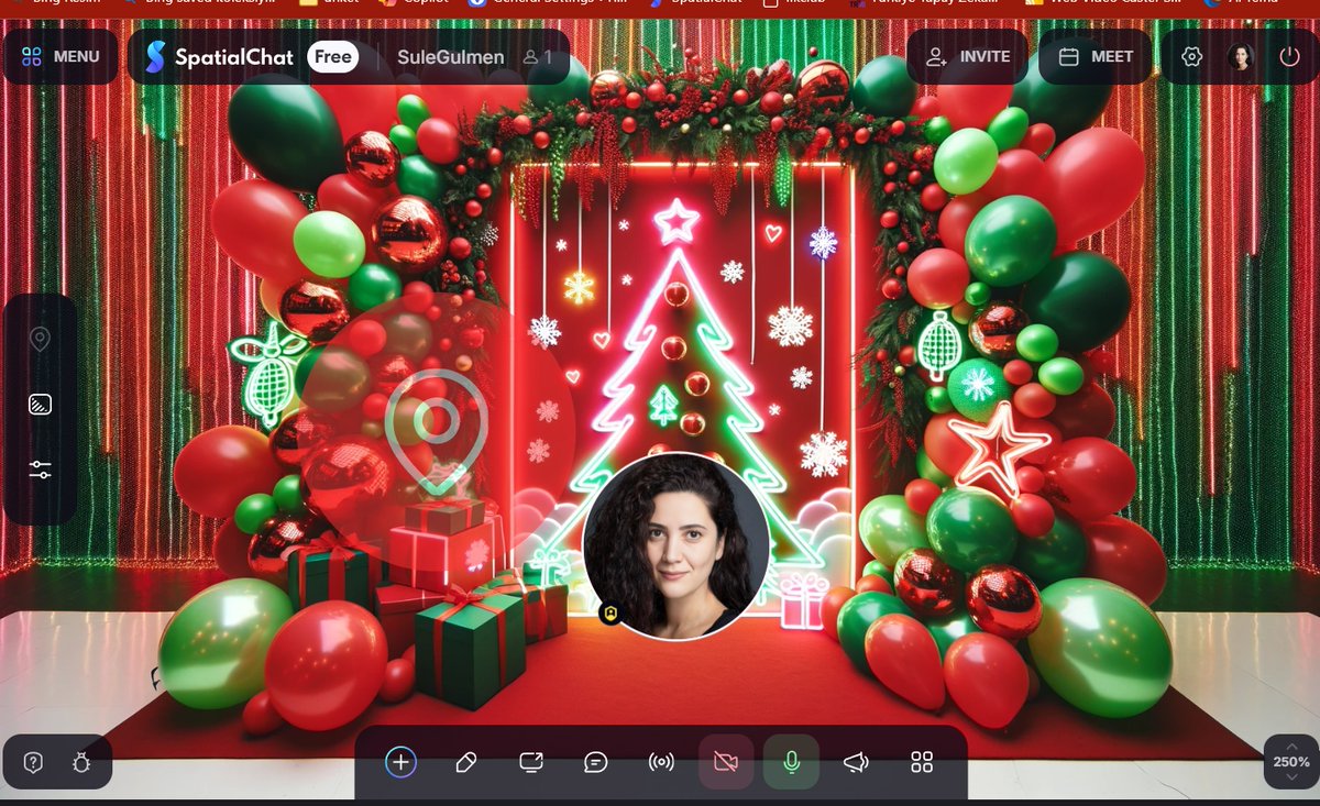 🎶 (@sulegulmenx) on Twitter photo <a href="/SpatialChatTeam/">SpatialChat</a> 🎄Add #ChristmasVibes to your #VRChat #VRoom #VRroom virtual hangout with our Christmas 🎁backgrounds in your Space’s gallery
#Christmas2024 #SpatialChat #VirtualEvent
#FreeOnline meeting room #SuleGulmen
No download, no signup / indirme yok, üyelik yok
app.spatial.chat/s/sulegulmen <a href="/SpatialChatTeam/">SpatialChat</a> 🎄Add #ChristmasVibes to your #VRChat #VRoom #VRroom virtual hangout with our Christmas 🎁backgrounds in your Space’s gallery
#Christmas2024 #SpatialChat #VirtualEvent
#FreeOnline meeting room #SuleGulmen
No download, no signup / indirme yok, üyelik yok
app.spatial.chat/s/sulegulmen