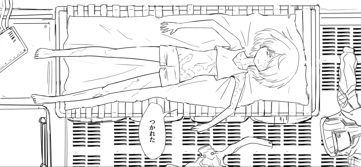 プロト版線画作業終わったーーーーーーーーーーーーーーーーーーーーーーーーーーーーあとはトーンとか仕上げ!!!! 
