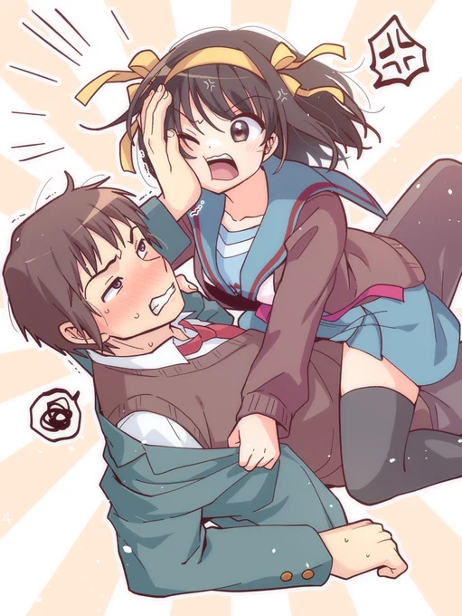 脱がすのは朝比奈さんだけにしておけよ、この痴女め。「こら、やめろ!」 