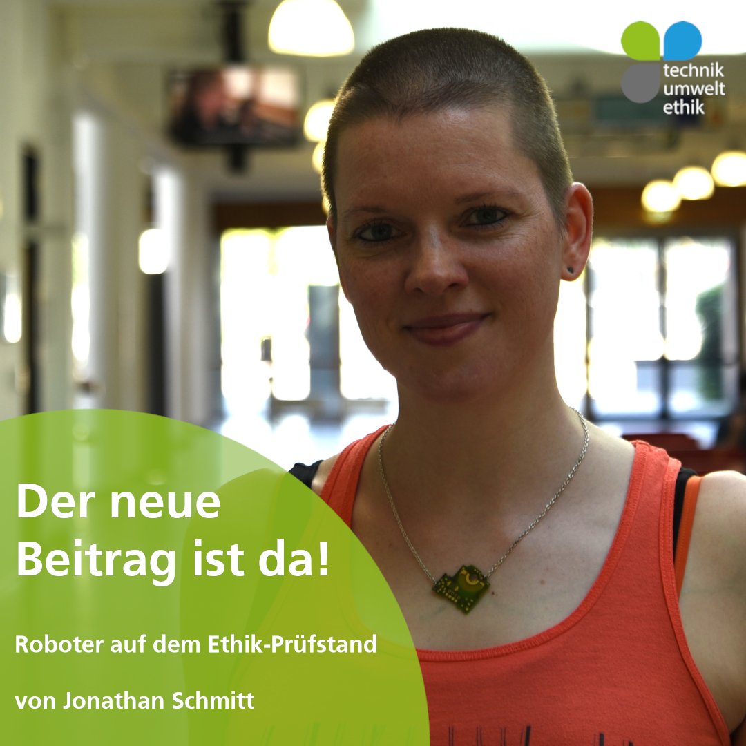 📝 Die sechste Dokumentation, des Vortrags von Prof. Dr. Janina Loh, ist jetzt online: technik-umwelt-ethik.de/aktuelles/robo…