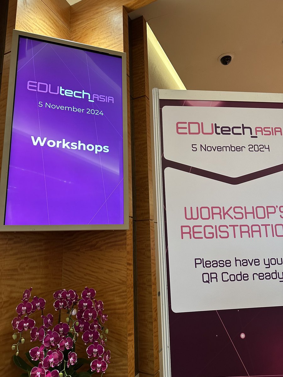 esthersspw's tweet photo. Excited to explore the incredible opportunities at @edutech_asia #EduTechAsia in Singapore! A hub of innovation, learning, and networking with education leaders from around the world. Let’s shape the future of education together! 🌏✨ #EdTech #FutureLearning https://t.co/ofIRvIo4Zq