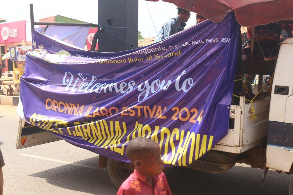 oronnafestival's tweet image. Our vibrant roadshow marks the beginning of Oronna-Ilaro Festival 2024. Join us as we celebrate culture, unity, and joy. 

#oronnailarofestival 
#oronnailarofestival2024 
#ilaro