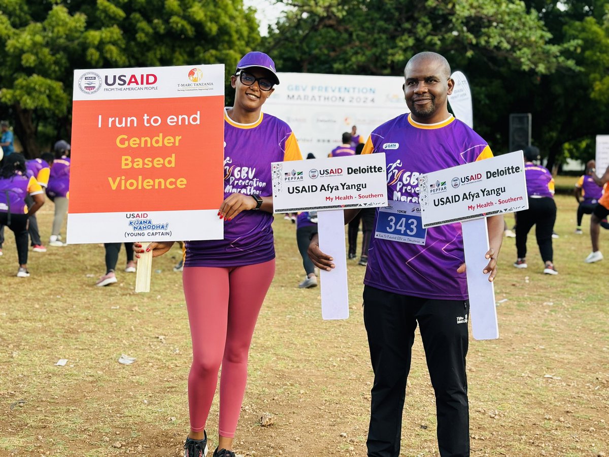 Today we joined the 2024 GBV Prevention Marathon at Oysterbay, Dar es Salaam, to mark the #16DaysOfActivism. Together with other organizations, we ran to raise awareness and advocate for a society free from violence. Every step counts in the fight to #EndGBV!