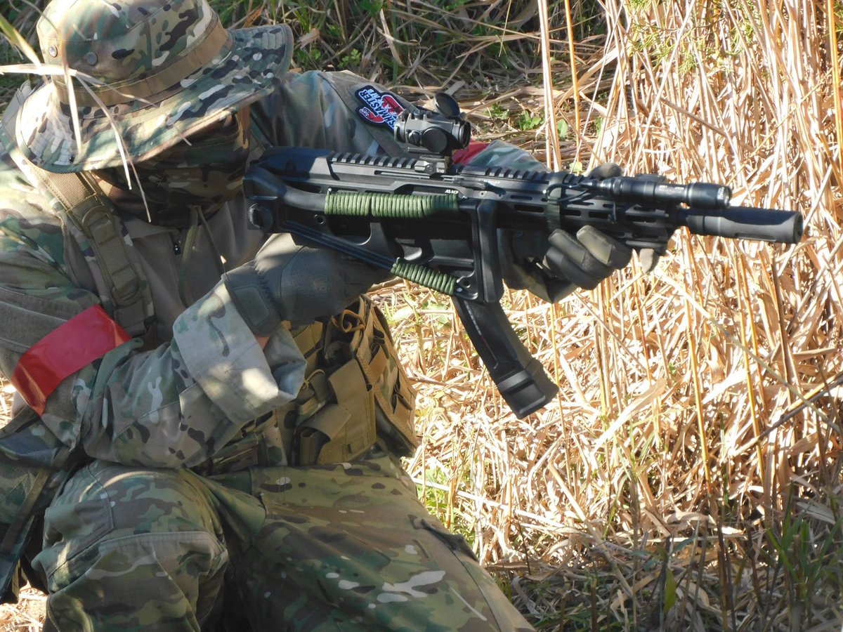 Gtrr8282's tweet photo. 初のレッツロックめっちゃ最高！
#サバゲー　#レッツロック　#HK416
#PCC45 https://t.co/yGDWxPNREh