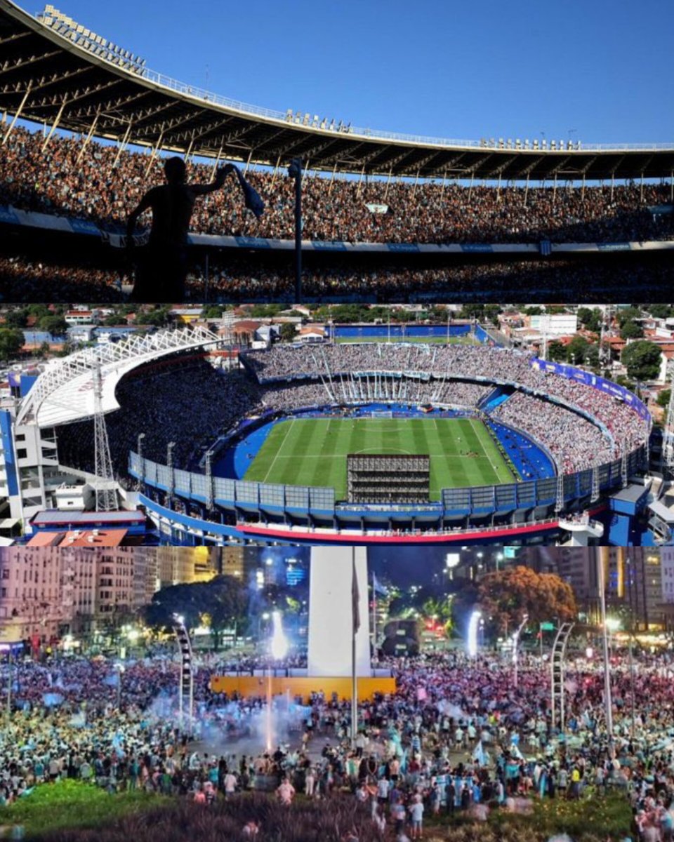 #RACING LLENÓ DOS CANCHAS Y EL OBELISCO EN UN MISMO DÍA 🏆