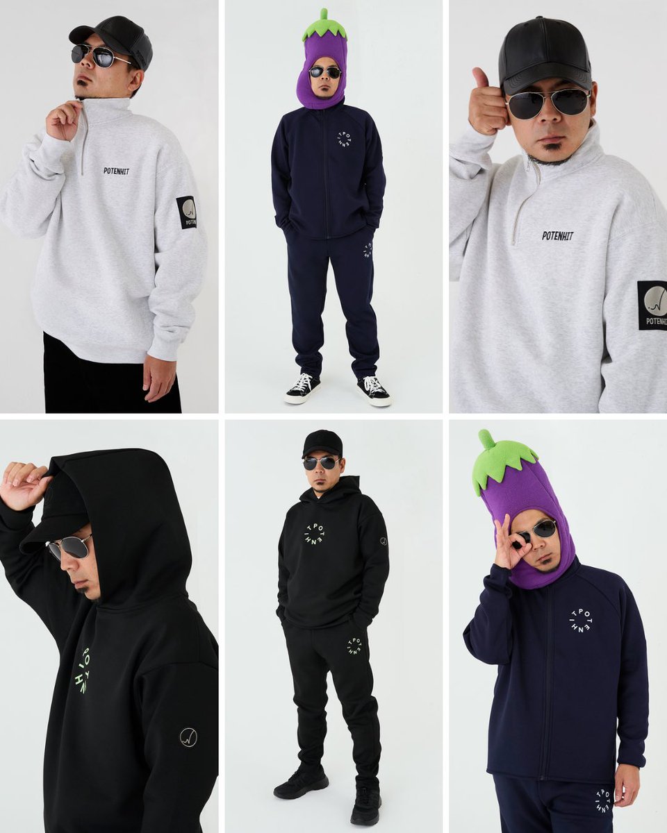 ポテンヒットスエットなどグッズまとめ売り　天竺鼠　川原