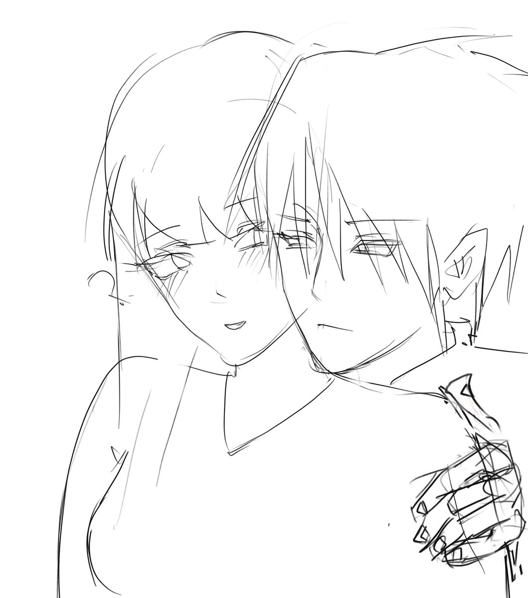 SahinSahinnie's tweet photo. sasuke is being clingy because of boys that surround hinata, she doesn’t understand whats happening 

i love jealous possessive sasuke 🫶 
#sasuhina #сасухина https://t.co/dfHxxPGWoC