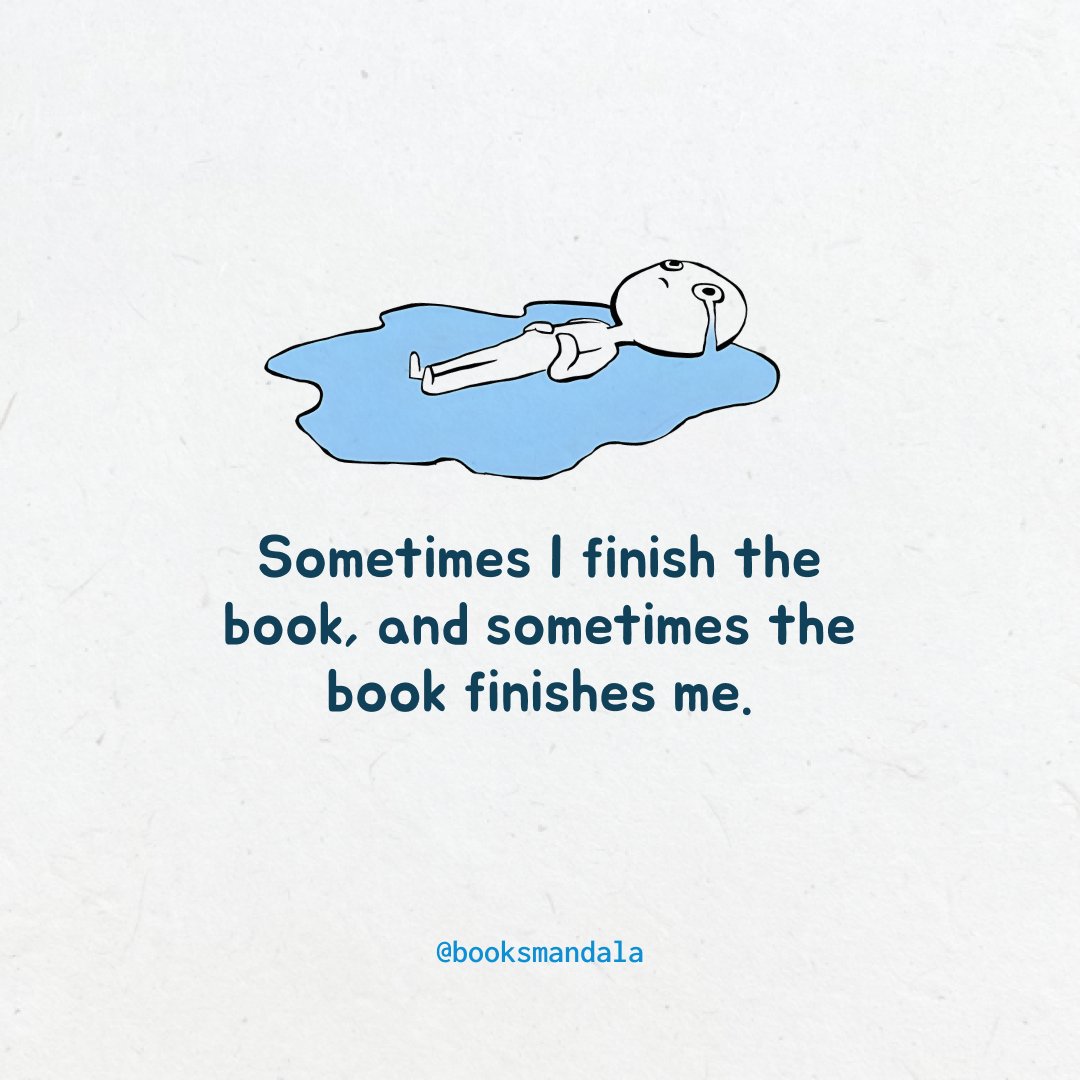 booksmandala's tweet photo. Sometimes I conquer the book, and
sometimes the book leaves me in pieces. π
...
#ReaderFeels #BooksMandala #BookWorm
#bookwormproblems #bookishlife #bookstagram
#bookstagrammer #bookish #booksbooksbooks https://t.co/FAgeUiCW87