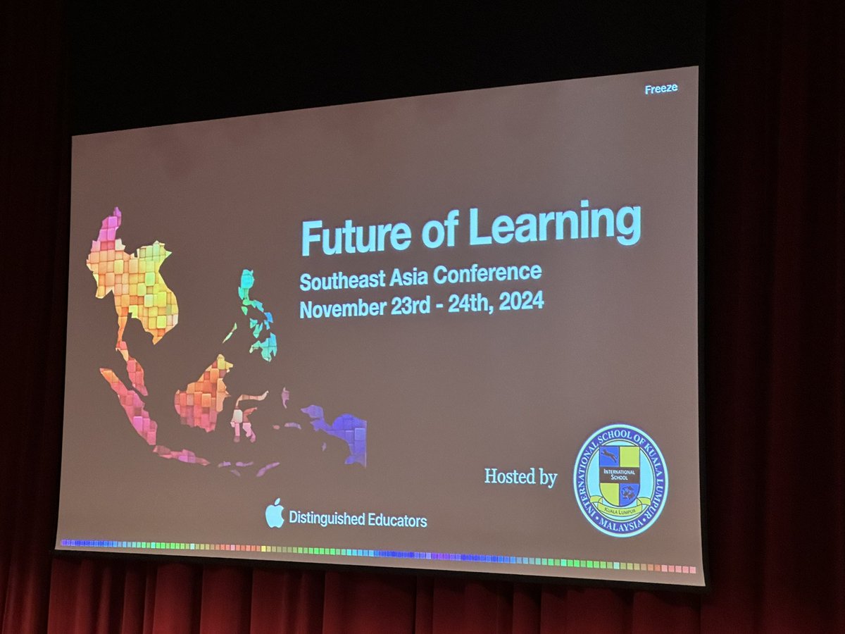 esthersspw's tweet image. Thrilled to be part of the Future of Learning Southeast Asia Conference at the @ISKLofficial ! A fantastic opportunity to connect, learn, and innovate with inspiring educators! 🌟
#FOLSEA #ADEchat #PDatISKL #FOLHK #AppleEducation #AppleTeacher #AppleDistinguishedEducator”